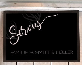Personalized doormat with name