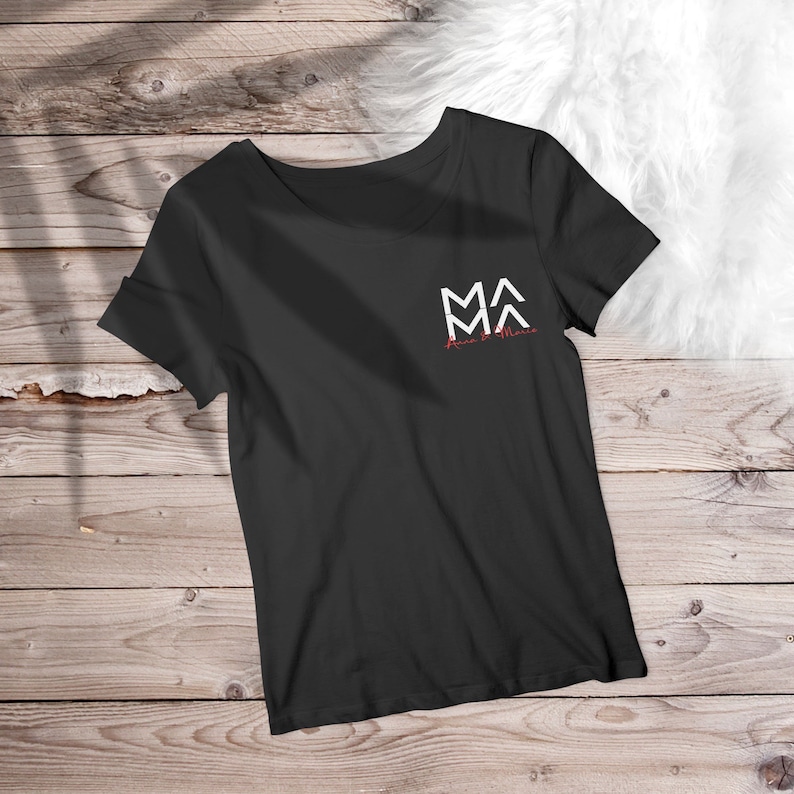 Mama T-Shirt, personalisiert mit Namen Bild 5