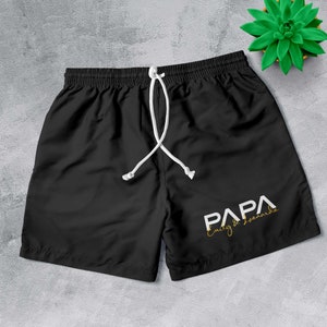 Dad swimming trunks, personalized with name