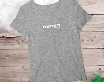 Mama t-shirt simple, personalized with name