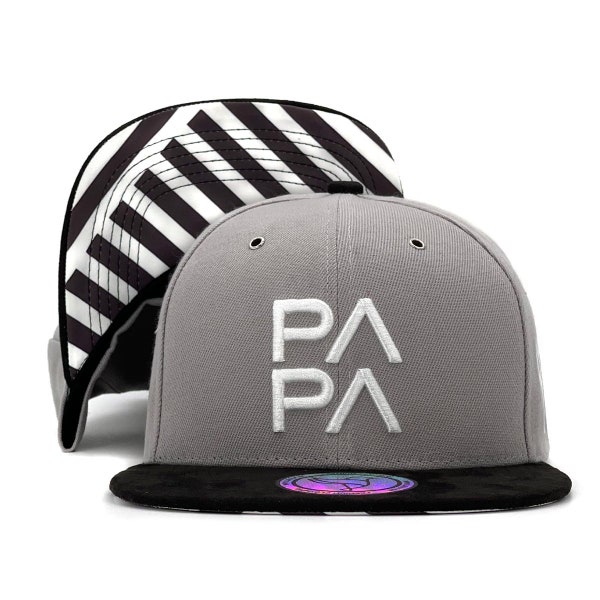 Snapback Cap LEOLY GREY PAPA