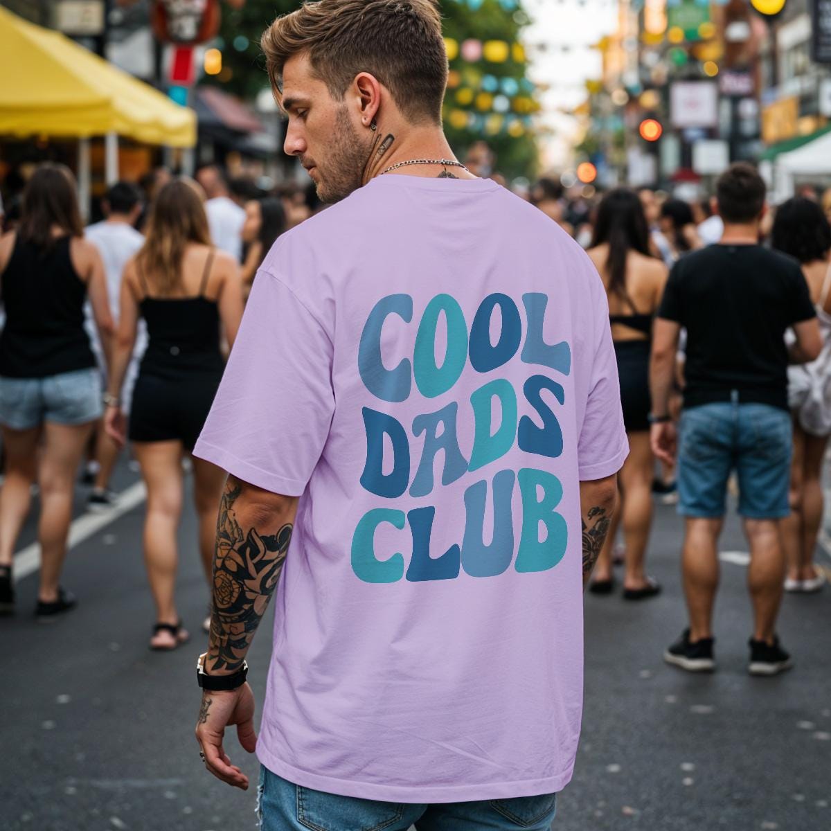 Cool Dad Club oversize t-shirt, dad shirt