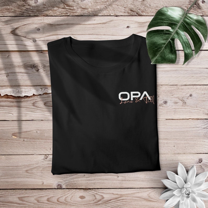 Opa T-Shirt, personalisiert mit Namen Bild 3