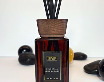 Roseau de diffuseur de citronnelle : arôme de maison céleste, non toxique - fait main