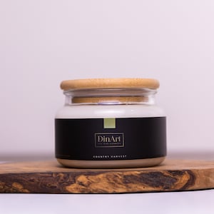 Apple Cinnamon Clove Soy Candle: Country Harvest Fall Scent