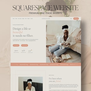コース作成者向けSquarespaceウェブサイトテンプレート