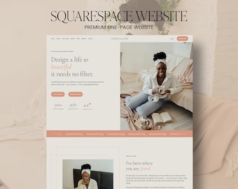 Squarespace Website Template for Course Creators