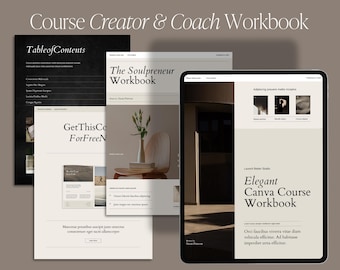 Canva Course Creator Workbook Template