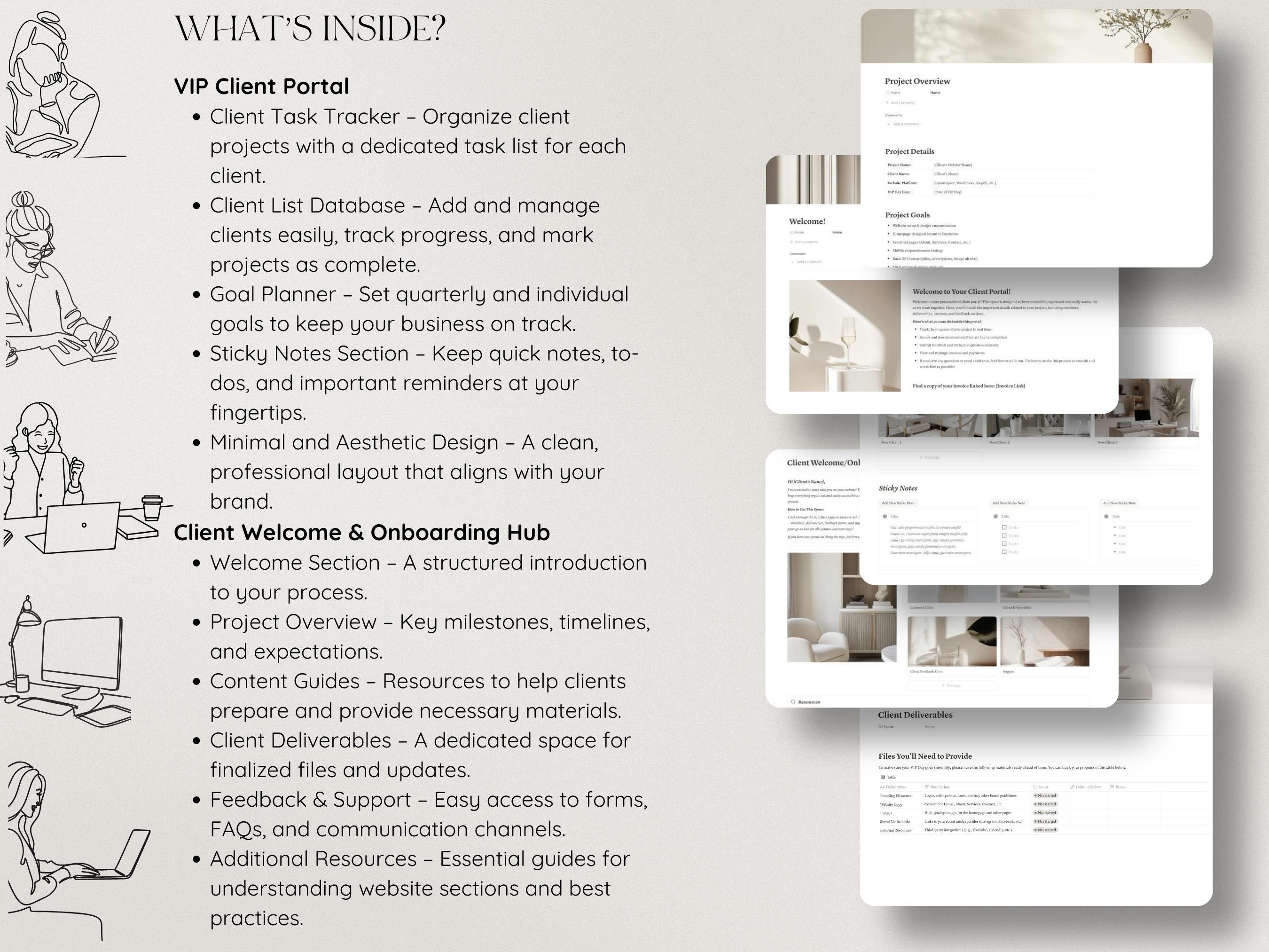 Vip Client Form Notion Client Portal Template: VIP Onboarding Hub - Etsy