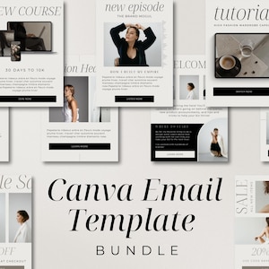 Canva Email Template, Mailchimp Template, Flodesk Template, Newsletter Template, Custom Email, Template for Email, Email Done for You