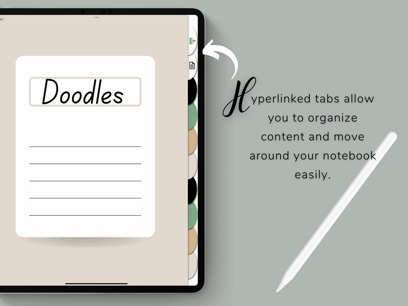 Digital Notebook Covers for Goodnotes Digital Notebook for Etsy