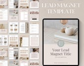 Canva Lead Magnet Template: 50-Page Workbook for Coaches (Digital Download)