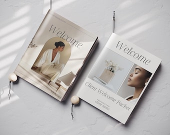 Editable Client Welcome Packet: Minimalist Canva Template