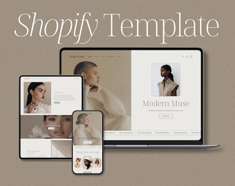 Modern Muse Shopify Template: Minimalist Theme for Fashion Brands