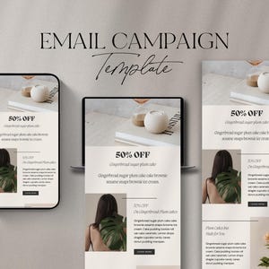 Canva Email Template, Mailchimp Template, Flodesk Template, Newsletter Template, Custom Email, Template for Email, Email Done for You