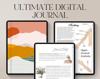 20-Subject Digital Notebook: GoodNotes Android Planner (Digital Download)