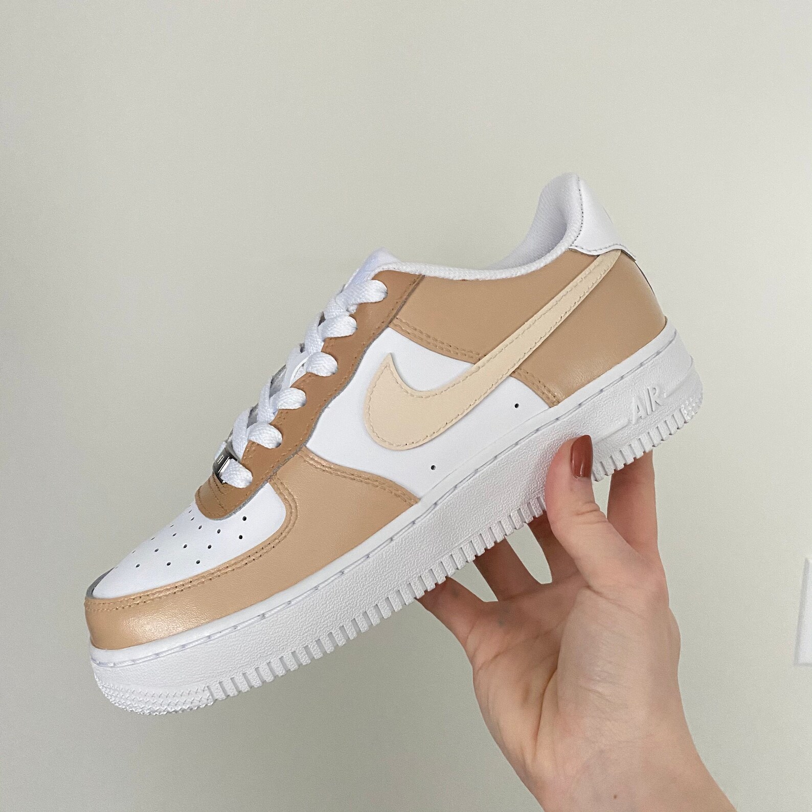 custom air force 1 tan