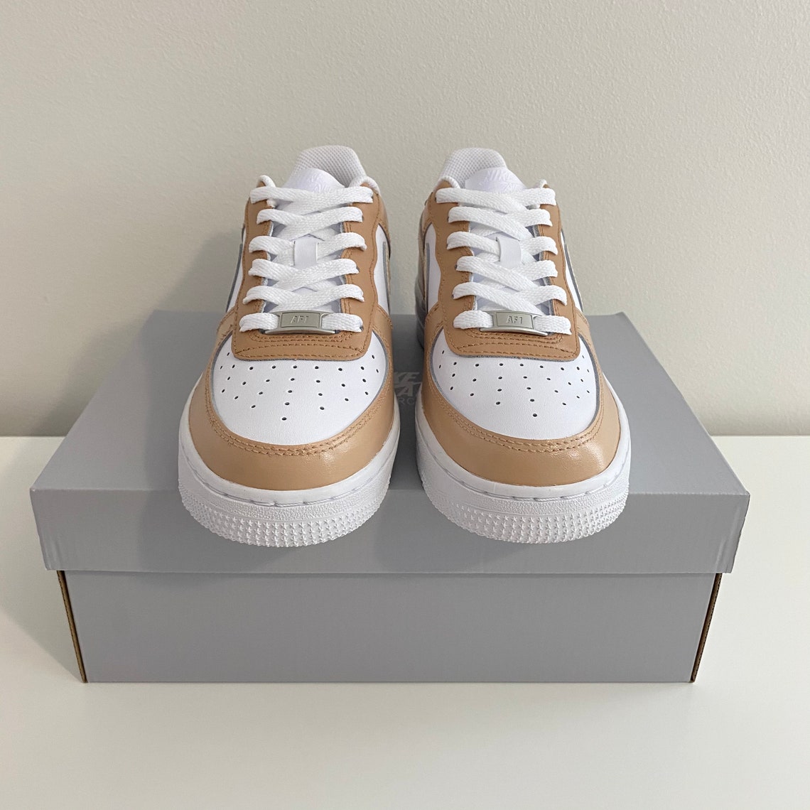 air force 1 brown and beige