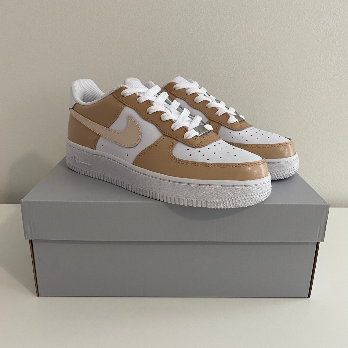 brown and tan airforces