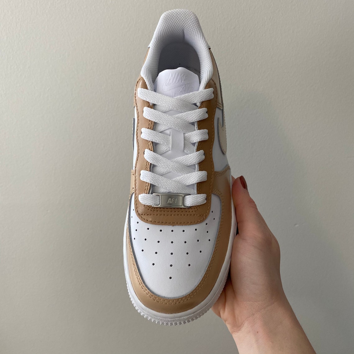 custom air force 1 tan