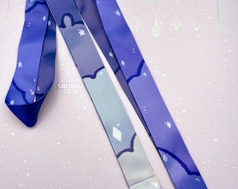Evening Clouds Lanyard ID Badge Holder