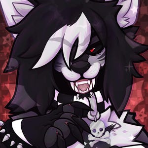 Victor Print: Emo Wolf, Holographic Finish, 11x14" Poster