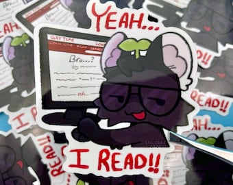 Yeah... I Read! Vinyl Sticker