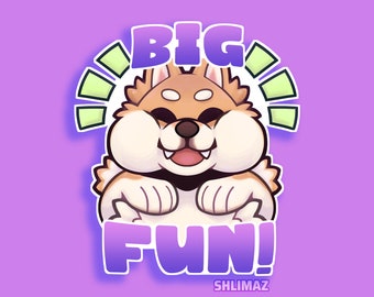 BIG FUN! Vynil Sticker