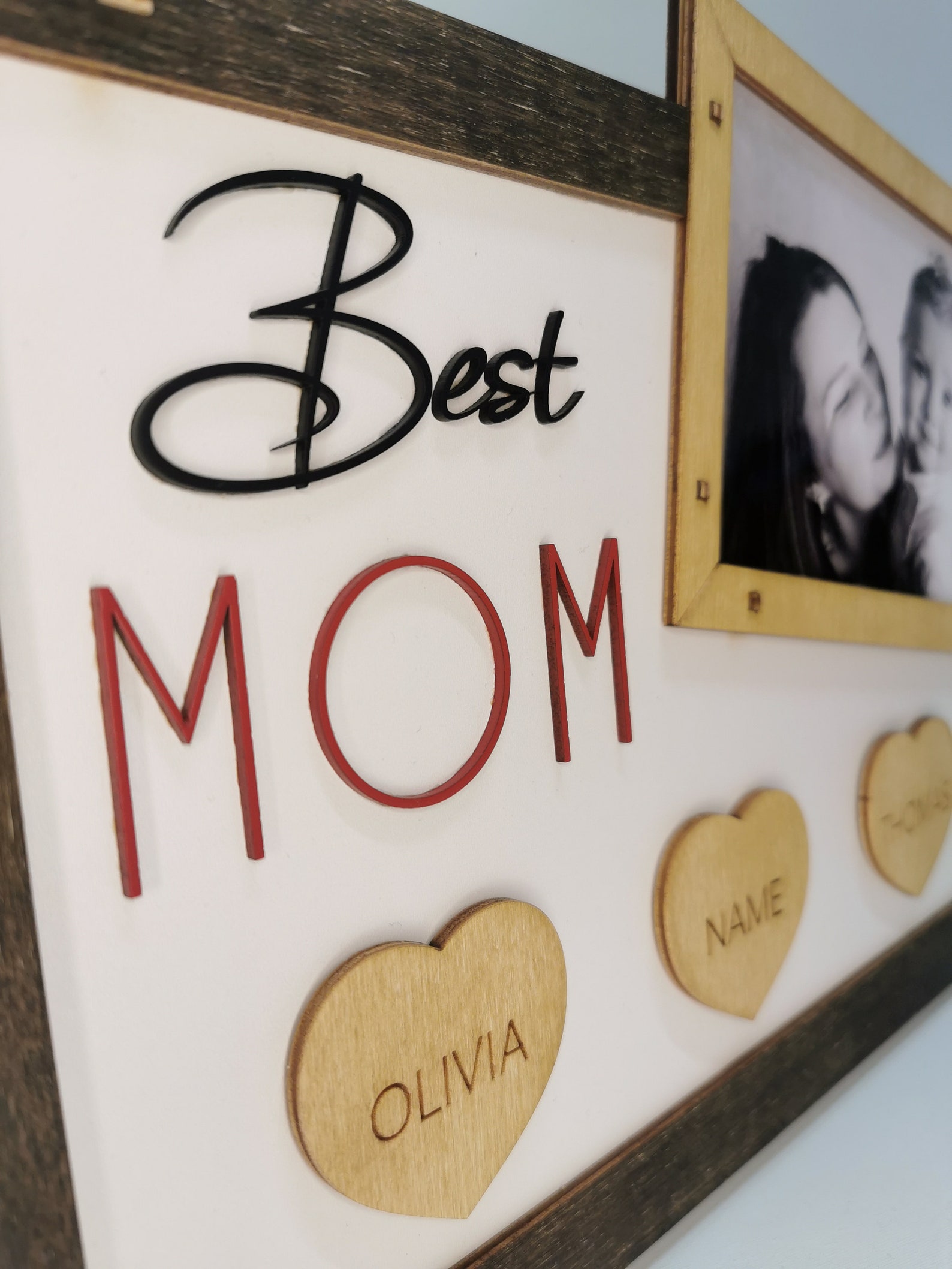 Personalised Mothers Day / Birthday Photo Frame Best Mom Etsy