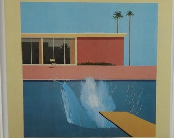 デヴィッド・ホックニー プリント作品「A Bigger Splash」 David Hockney 