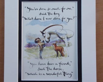 You Have Done So Much For Me  - Charlie Mackesy - From Always Remember-the Boy The Mole The Fox and The Horse