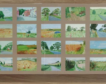 David Hockney East Yorkshire Complete Postcard Collection 36 cards Excellent New Condition