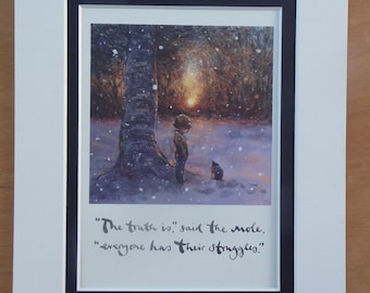 The Truth is Every one Struggles  - Charlie Mackesy - From Always Remember-the Boy The Mole The Fox and The Horse