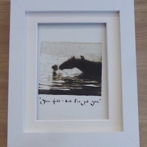 You Fell But I&#39;ve Got You - Charlie Mackesy - The Boy The Mole The Fox and The Horse -Choice of Frame Colour