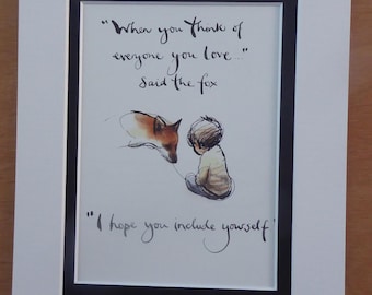 When You Think Of Everyone You Love  - Charlie Mackesy - From Always Remember-the Boy The Mole The Fox and The Horse
