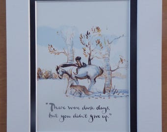 There were Dark Days But You Didn't Give Up - Charlie Mackesy - From Always Remember-the Boy The Mole The Fox and The Horse