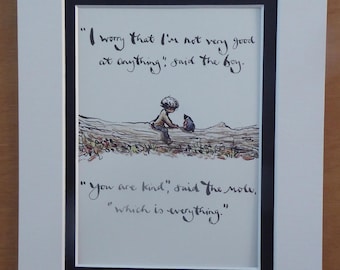 You Are Kind  - Charlie Mackesy - From Always Remember-the Boy The Mole The Fox and The Horse