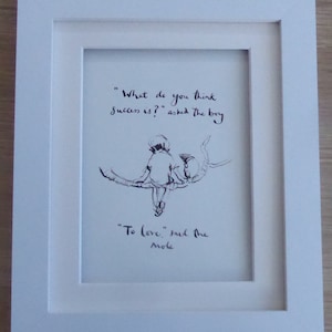What Do You Think Success Is - Charlie Mackesy - The Boy The Mole The Fox and The Horse -Choice of Frame Colour