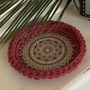 crocheted storage bowl/ key bowl hallway/ gift for girlfriend/ housewarming gift/ housewarming gift/ key bowl hallway/ storage