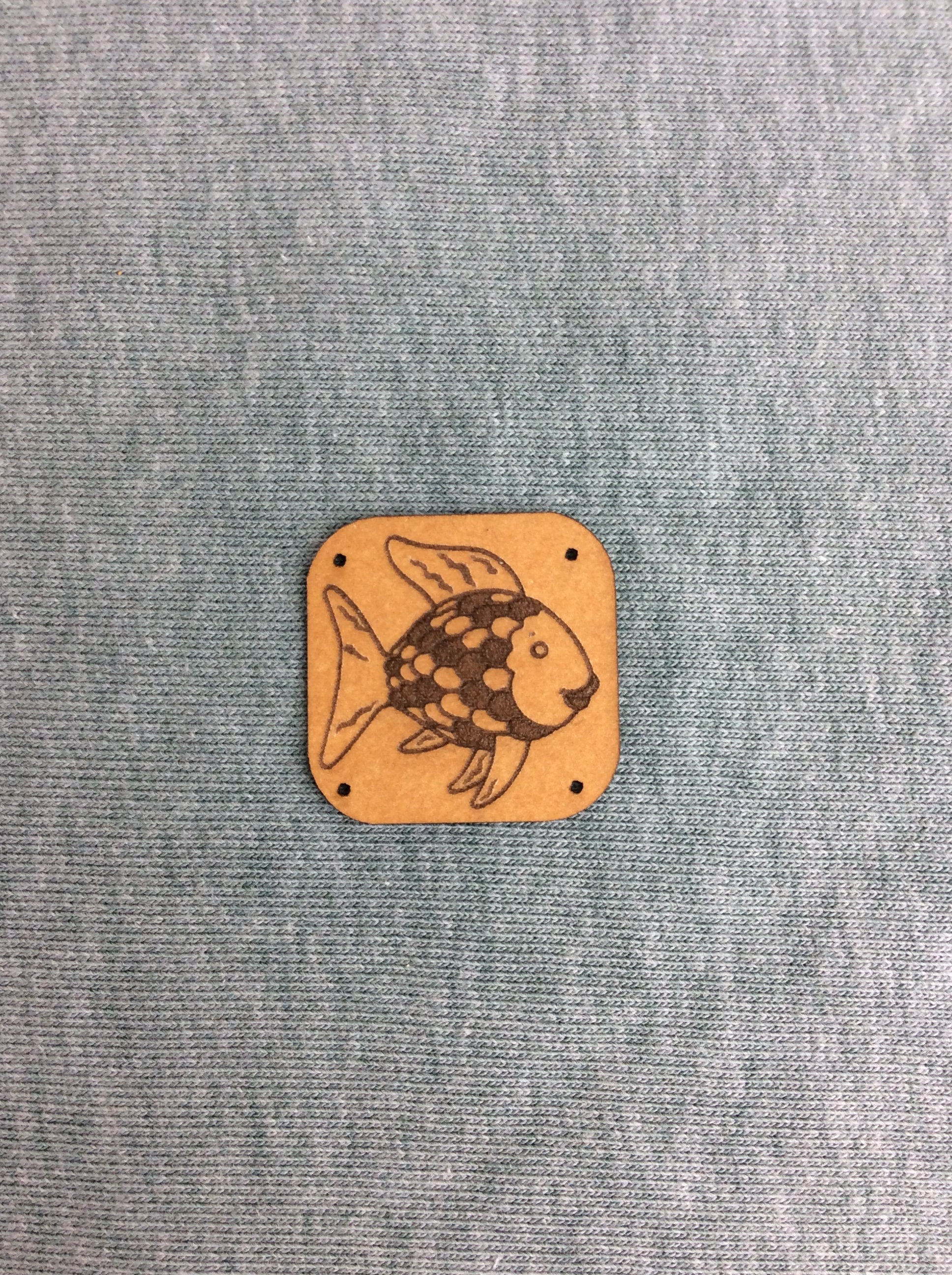 Sewing Label/ Patch/ Rainbow Fish/ Sewing Supplies/ Label to Sew