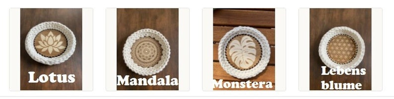 Crocheted storage tray/ key tray/ decorative hallway/ gift for girlfriend/ storage hallway/ housewarming gift/ Mother's Day image 3