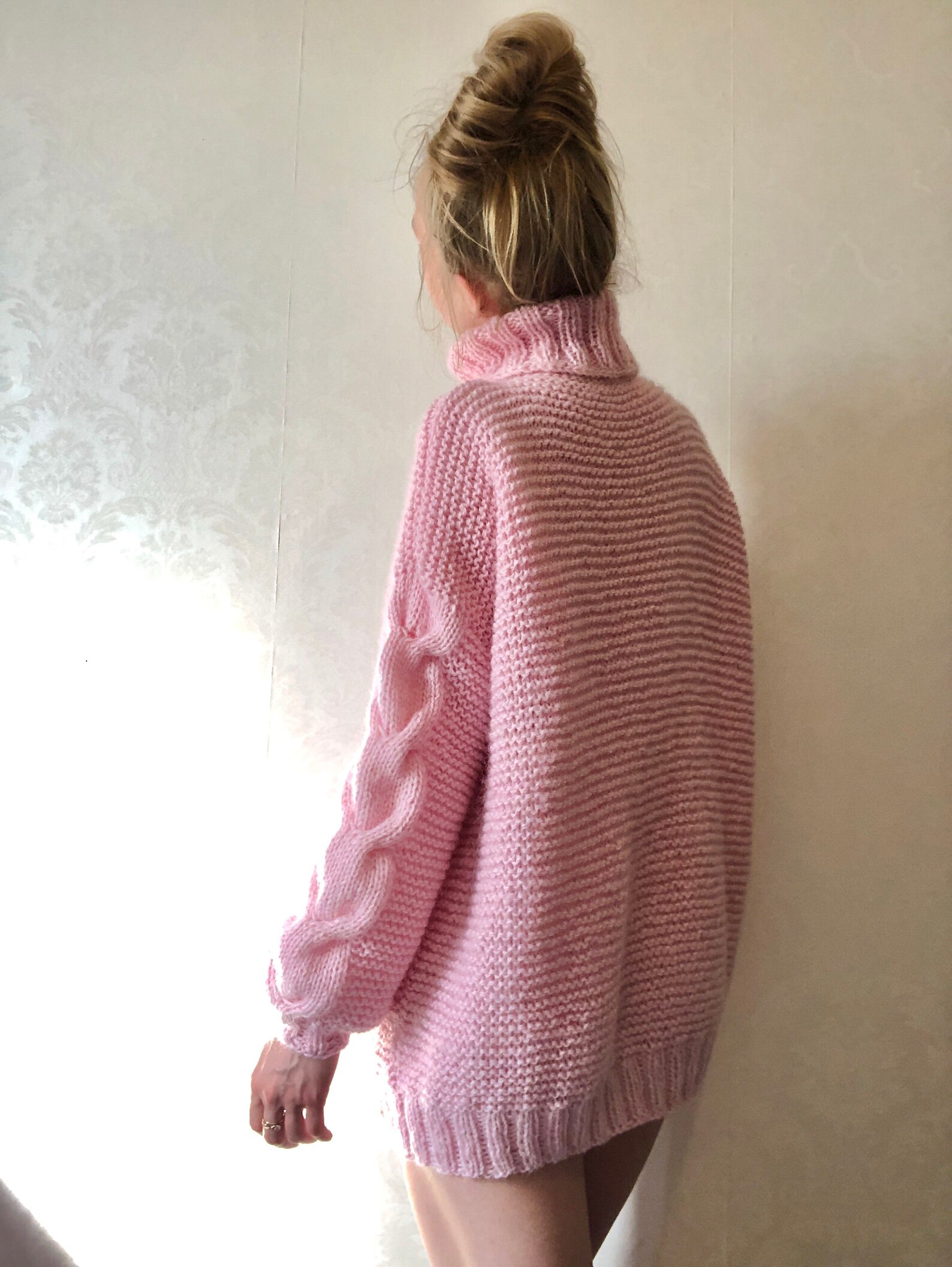 Oversized collar sweater Etsy
