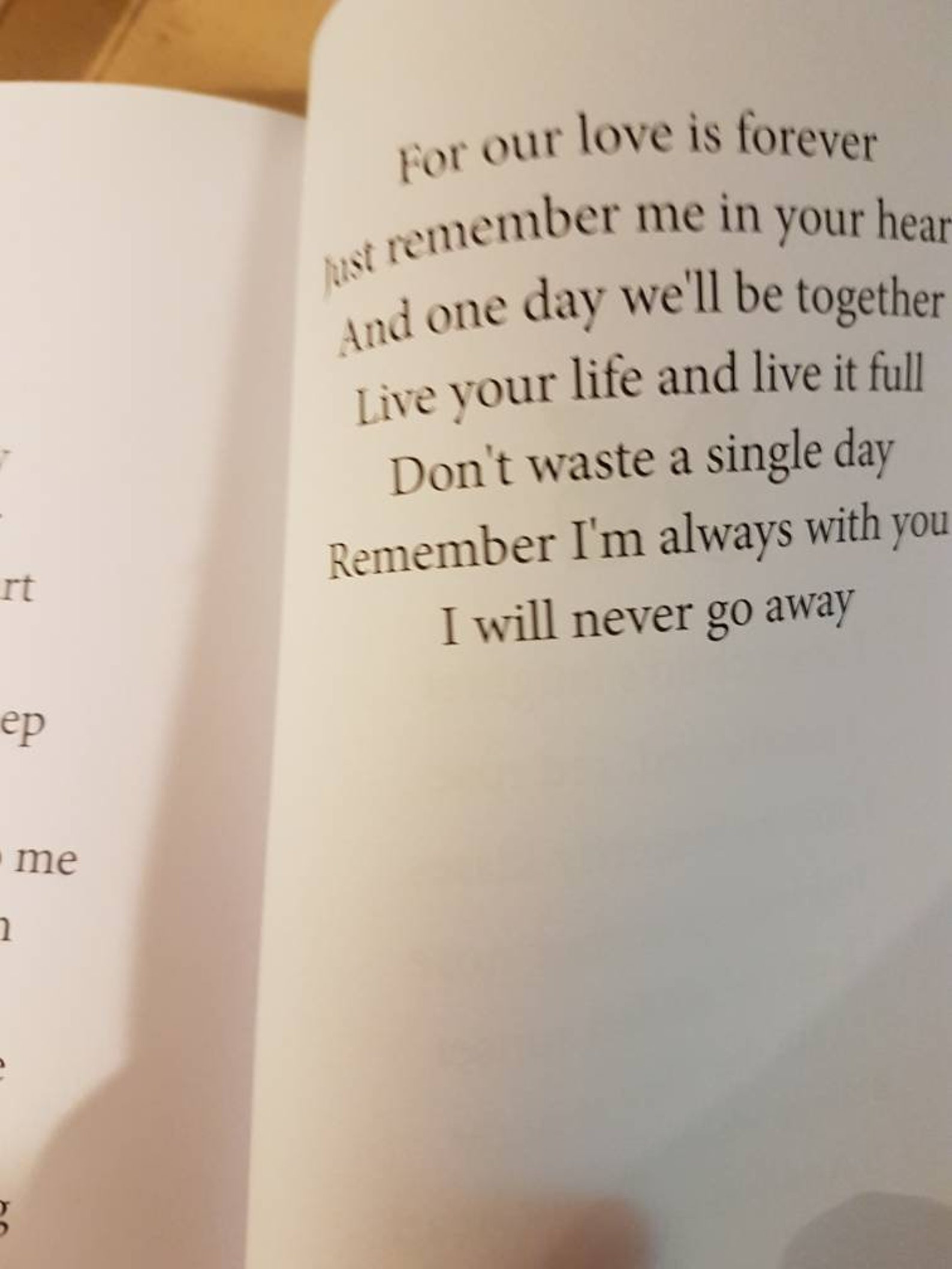 I Never Left You Poem Etsy UK