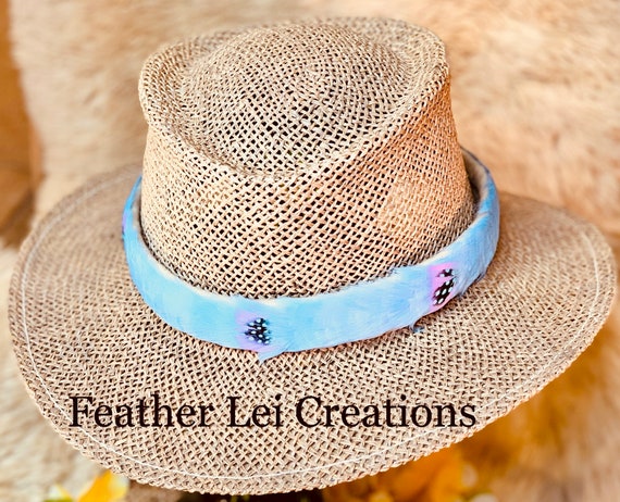 Beautiful Hawaiian Handmade Feather Hat Band $_57.PNG?set_id=880000500F main image 4