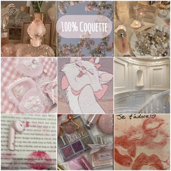 Coquette Aesthetic Wall Collage, Coquette Room Decor, Soft Girl, Princess,  Fairycore Posters, College Apartment Printables -  Sweden