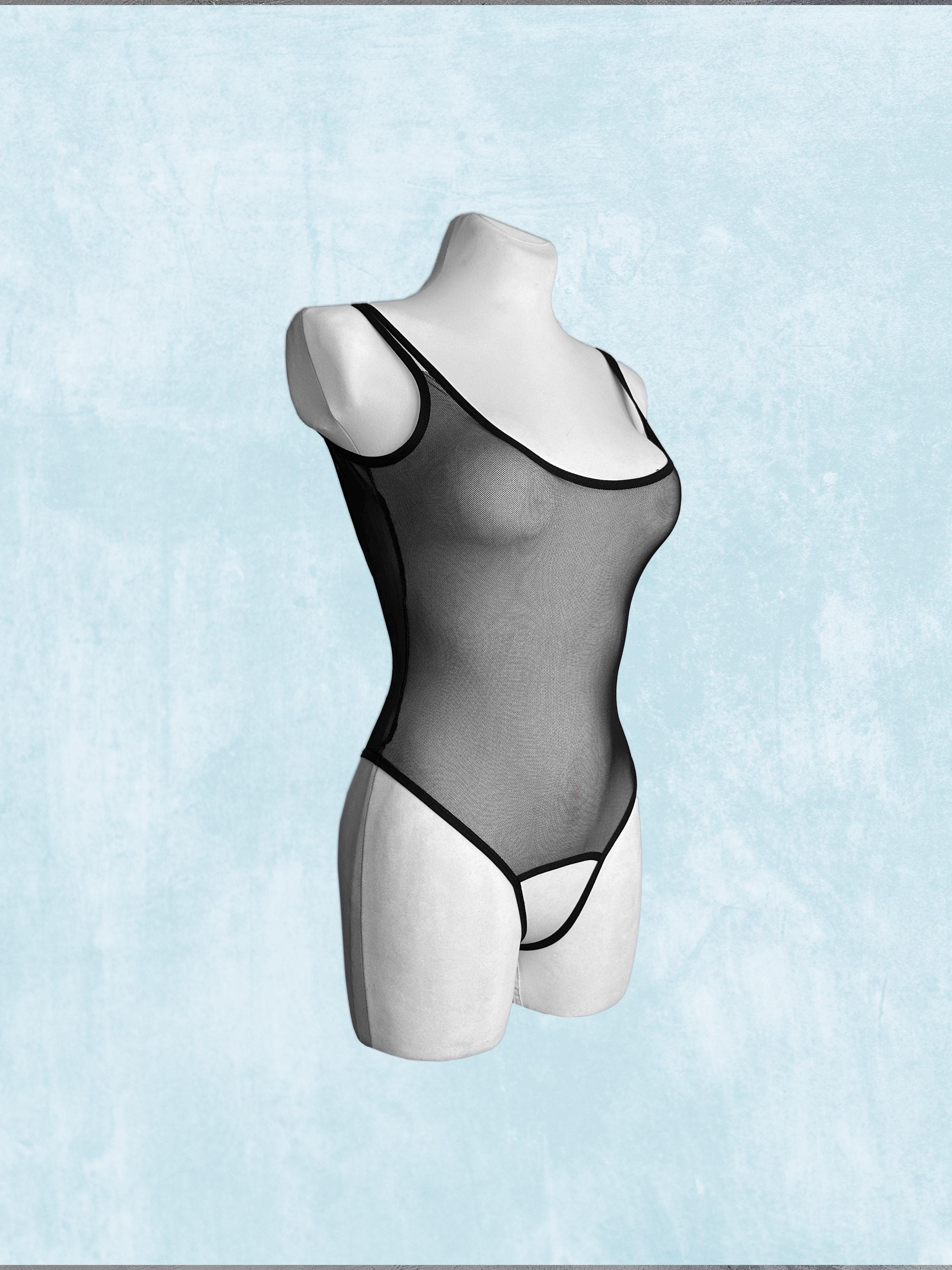 bodysuit with crotch opening