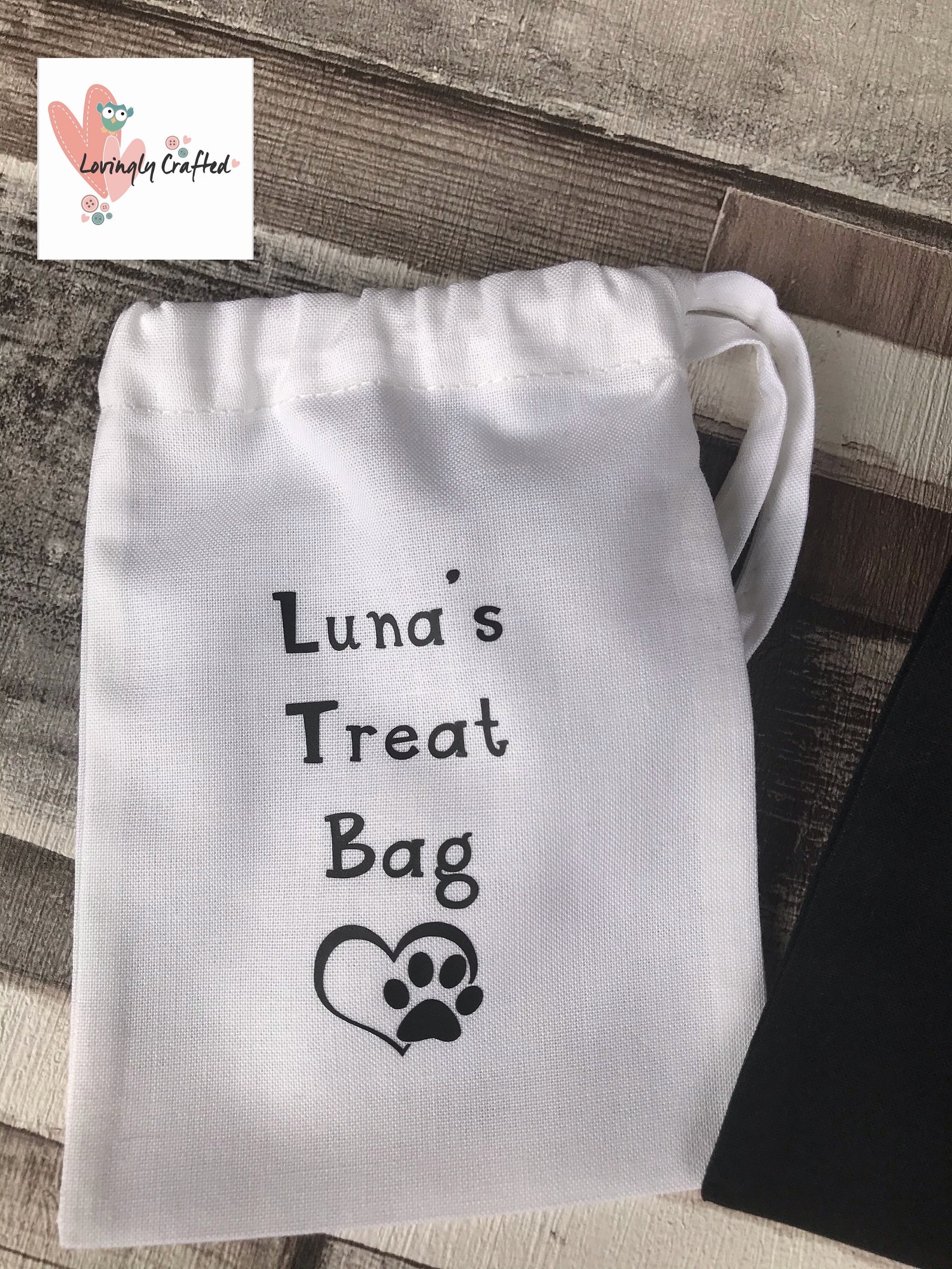 Personalised Dogs treat bags drawstring bag puppy treat bag Etsy