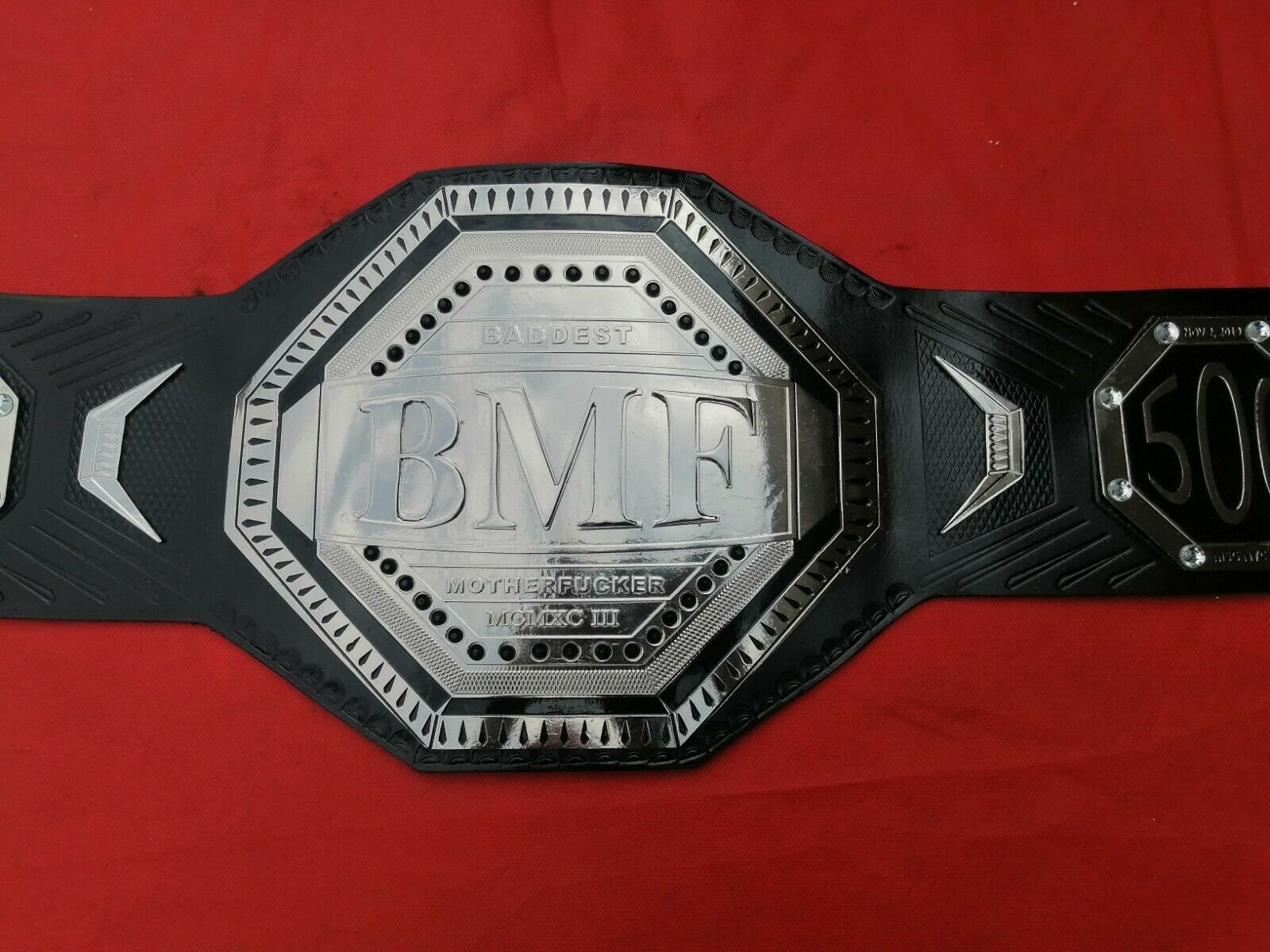 Ufc Bmf Championship Belt Replica Wrestling Title Belt 4mm Etsy