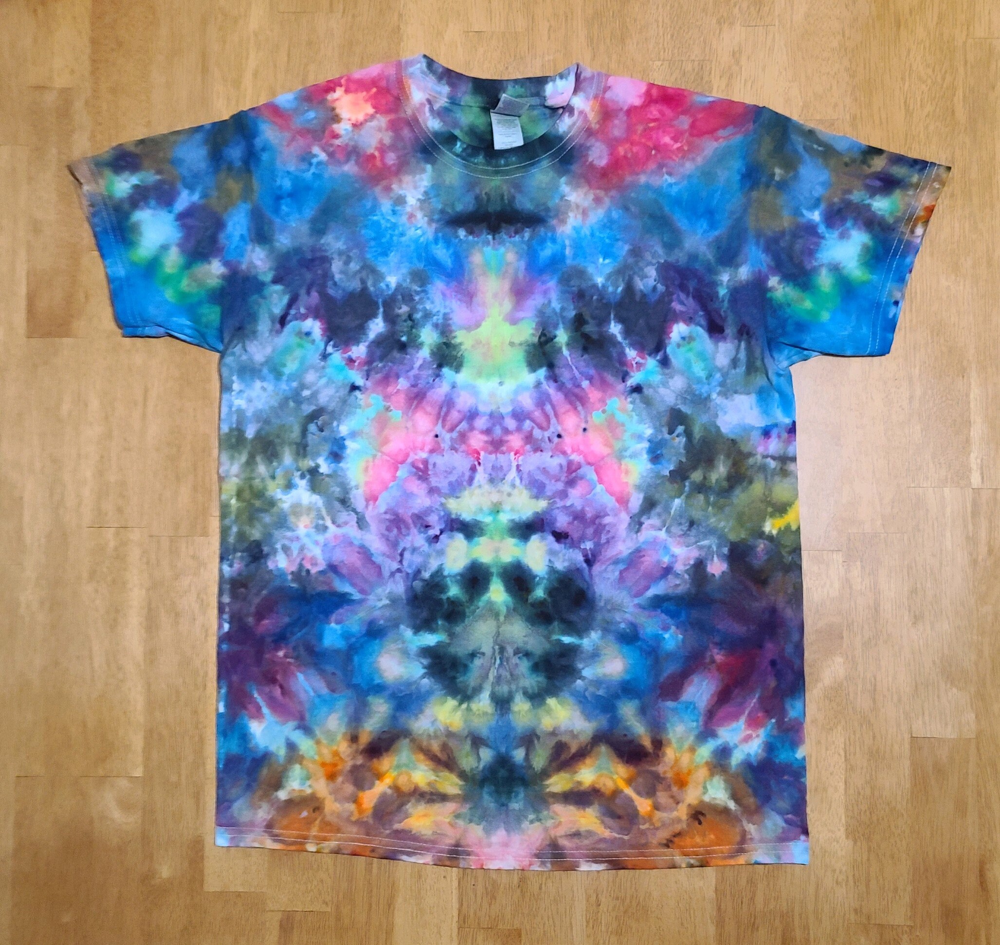 Medium Psychedelic Tie Dye T Shirt Heady | Etsy