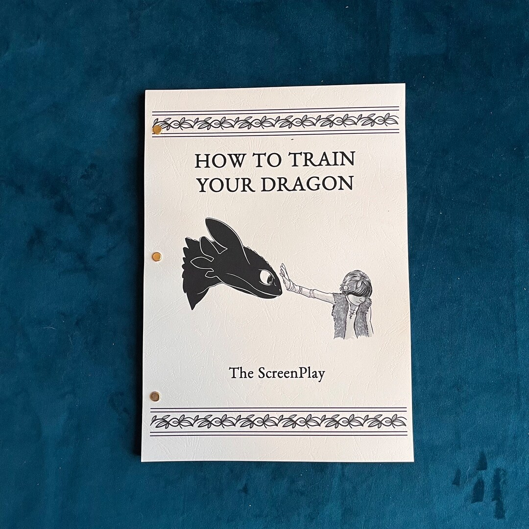 How to Train Your Dragon 2010 Movie Script Reprint Full Screenplay Full
